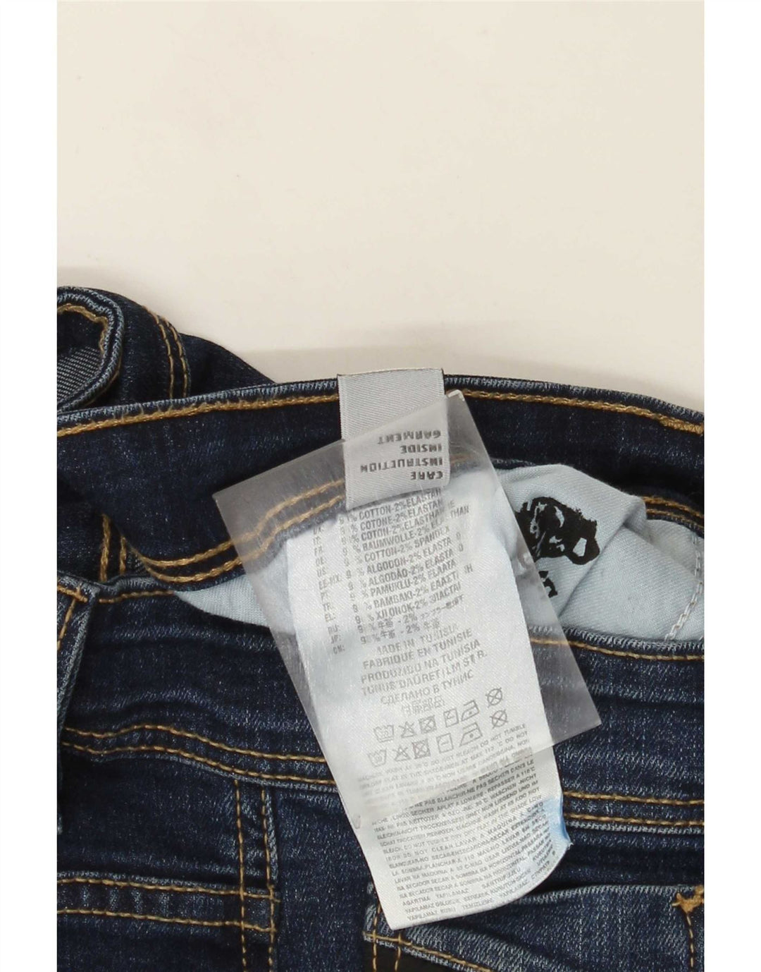 Diesel Womens Slim Jeans W36 L31 Blue Cotton