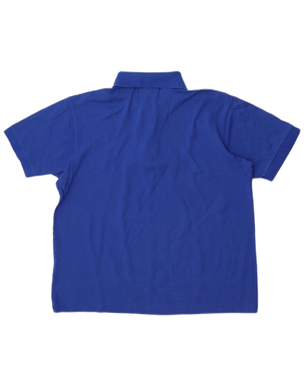 Lacoste Mens Classic Fit Polo Shirt Size 5 Large Blue Cotton