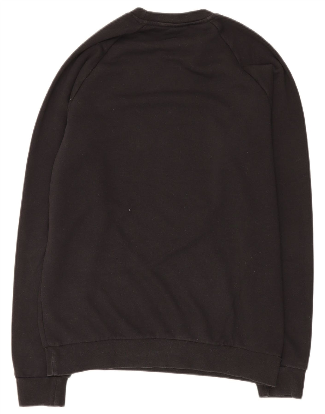 ADIDAS Boys Graphic Sweatshirt Jumper 15-16 Years Black Cotton