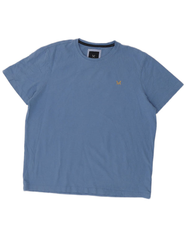 Crew Clothing Mens T-Shirt Top XL Blue Cotton