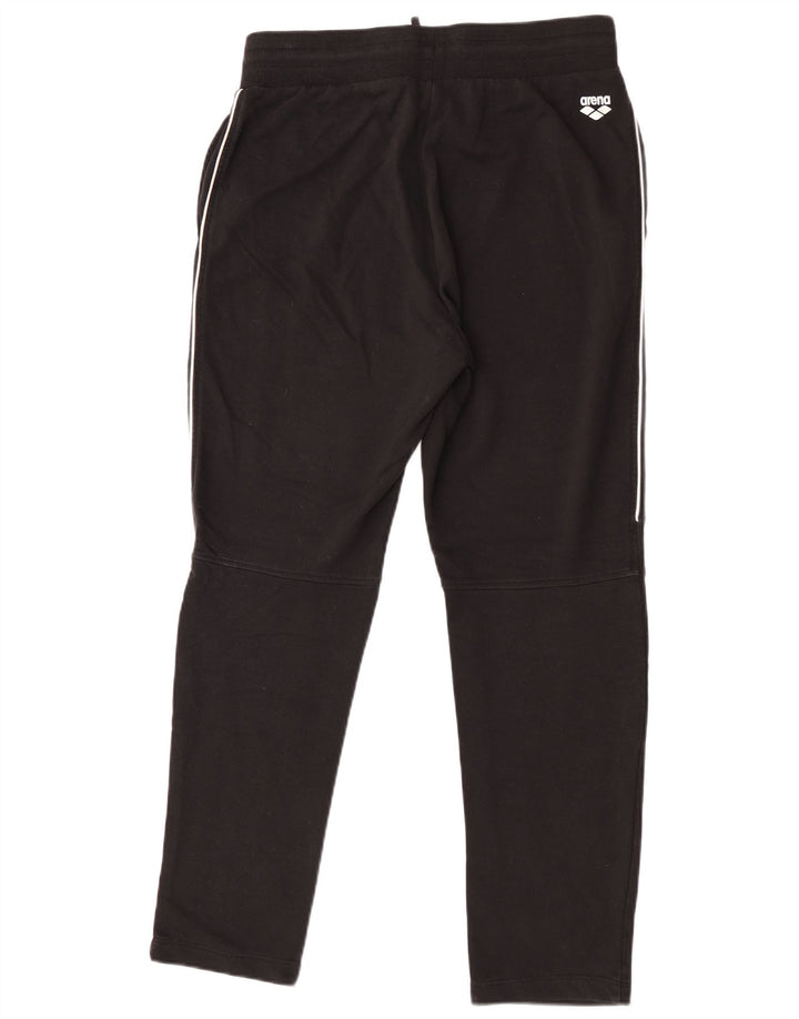 Arena Mens Tracksuit Trousers Large Black Cotton