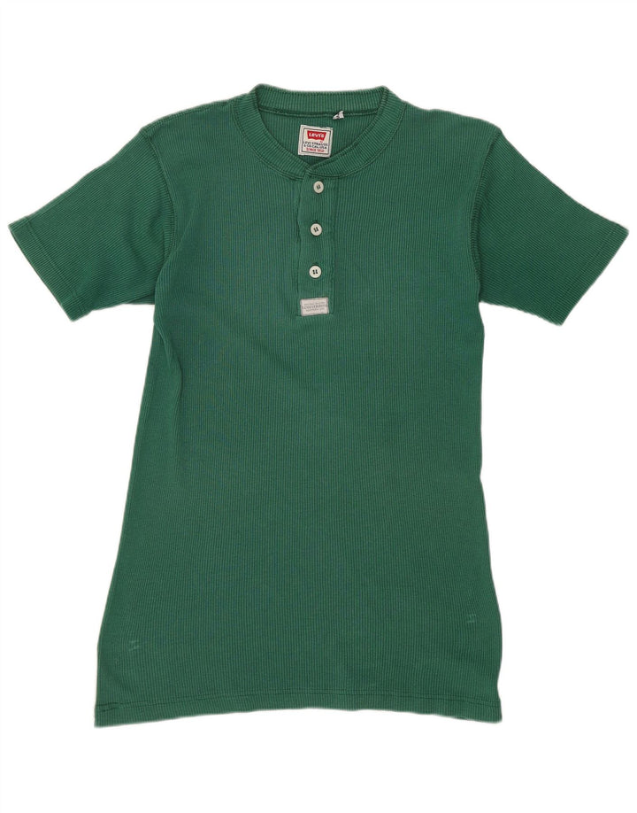LEVI'S Mens T-Shirt Top Small Green
