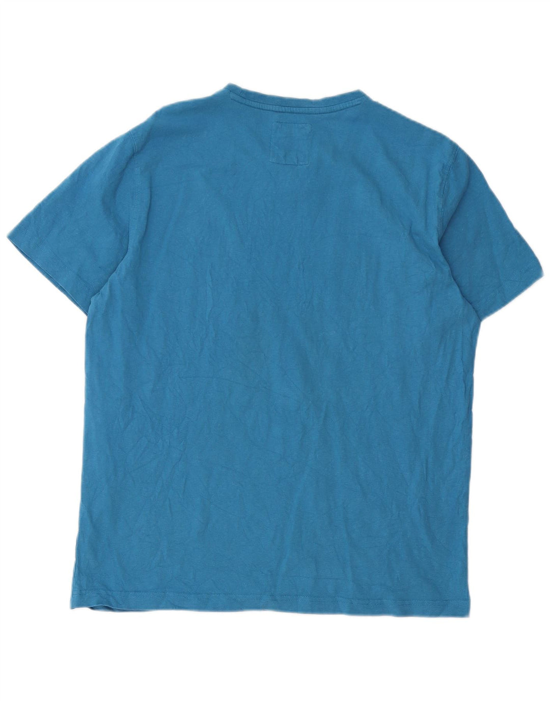 CREW CLOTHING Mens T-Shirt Top Large Blue Cotton