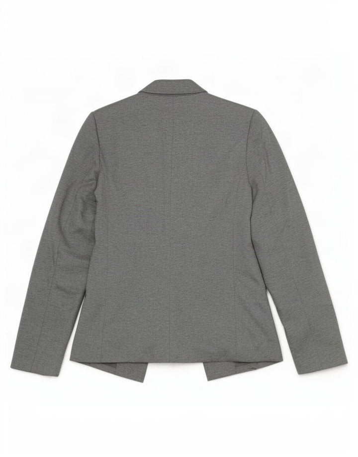 Oasis Womens Open Blazer Jacket UK 8 Small Grey Polyester