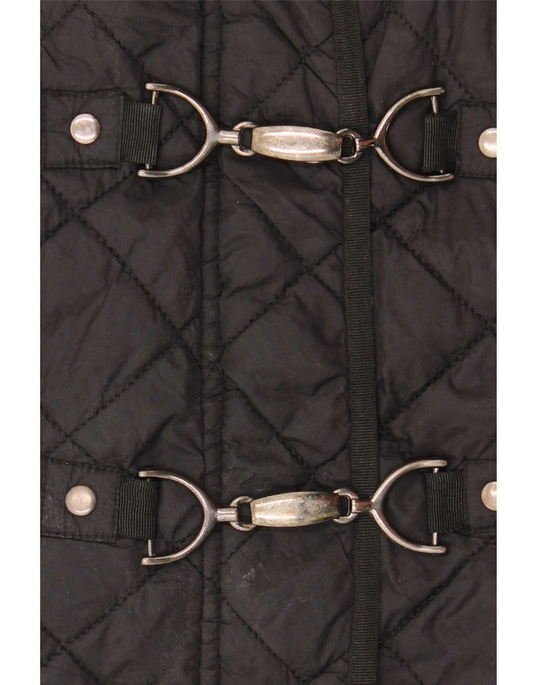 Laura Ashley Womens Quilted Jacket UK 14 Large Black Polyamide