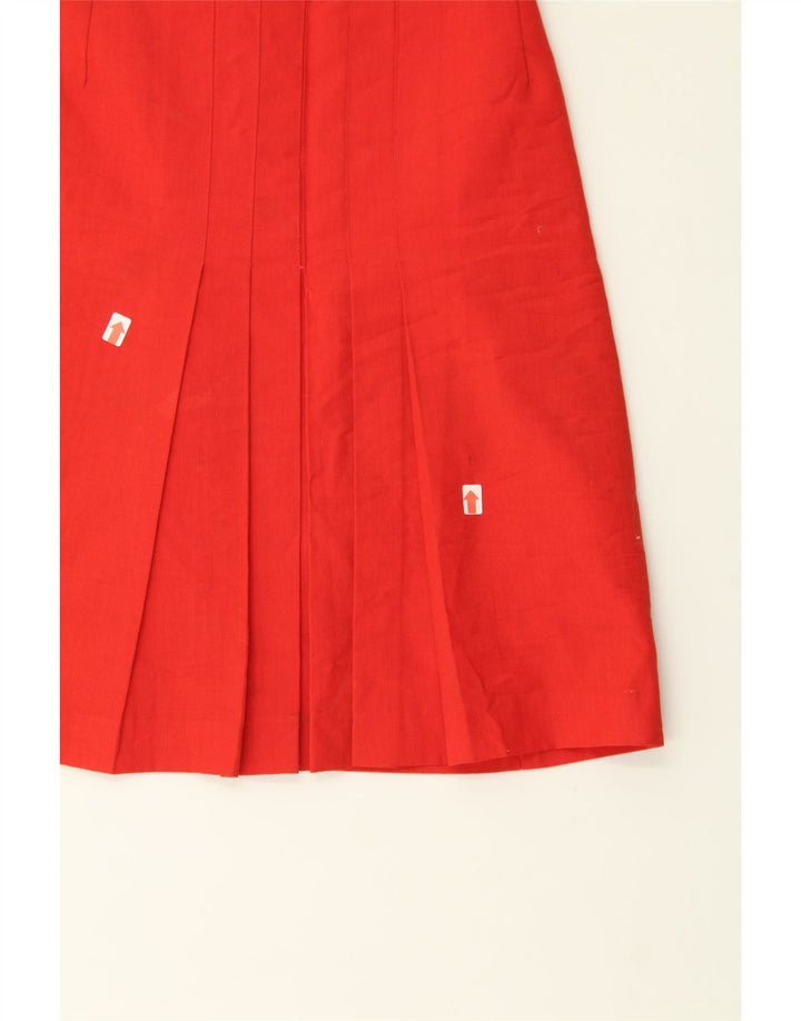 VINTAGE Womens A-Line Skirt W30 Medium  Red Vintage Vintage and Second-Hand Vintage from Messina Hembry 