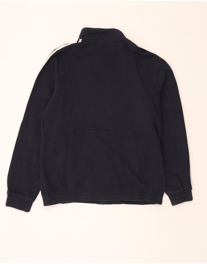 Adidas Mens Tracksuit Top Jacket XL Navy Blue Cotton
