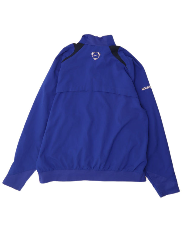 Nike Mens Manchester United Tracksuit Top Jacket UK 42/44 Large Blue Sports