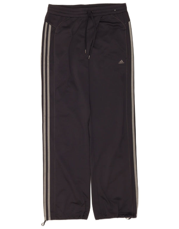 Adidas Womens Climalite Tracksuit Trousers UK 12 Medium  Grey Polyester