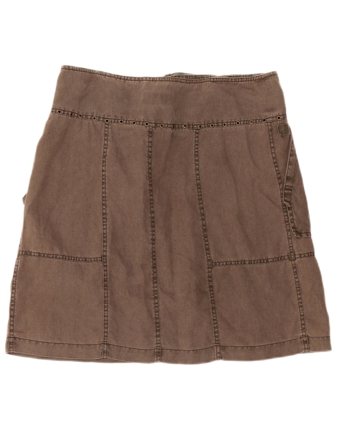 Marlboro Classics Womens A-Line Skirt IT 44 Medium W34 Brown