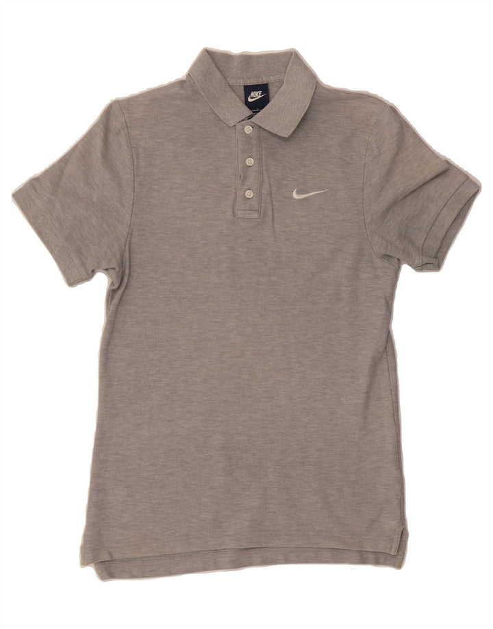 NIKE Mens Polo Shirt Small Grey Cotton Vintage Nike and Second-Hand Nike from Messina Hembry 