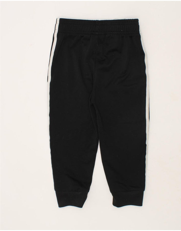 ADIDAS Boys Tracksuit Trousers Joggers 2-3 Years Black Polyester Vintage Adidas and Second-Hand Adidas from Messina Hembry 