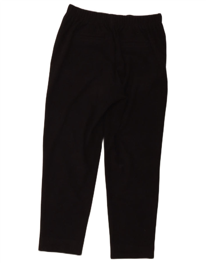 Benetton Womens Tracksuit Trousers UK 10 Small Black Polyester