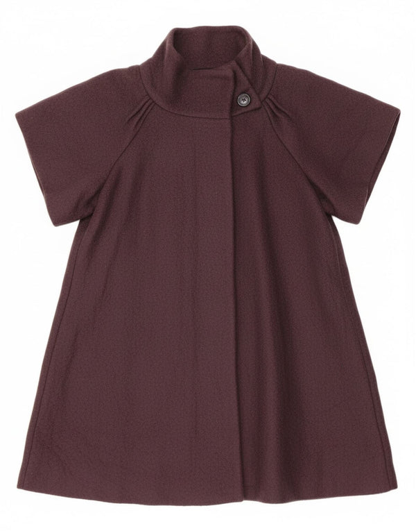 Max & Co. Womens Short Sleeve Overcoat UK 14 Medium Purple