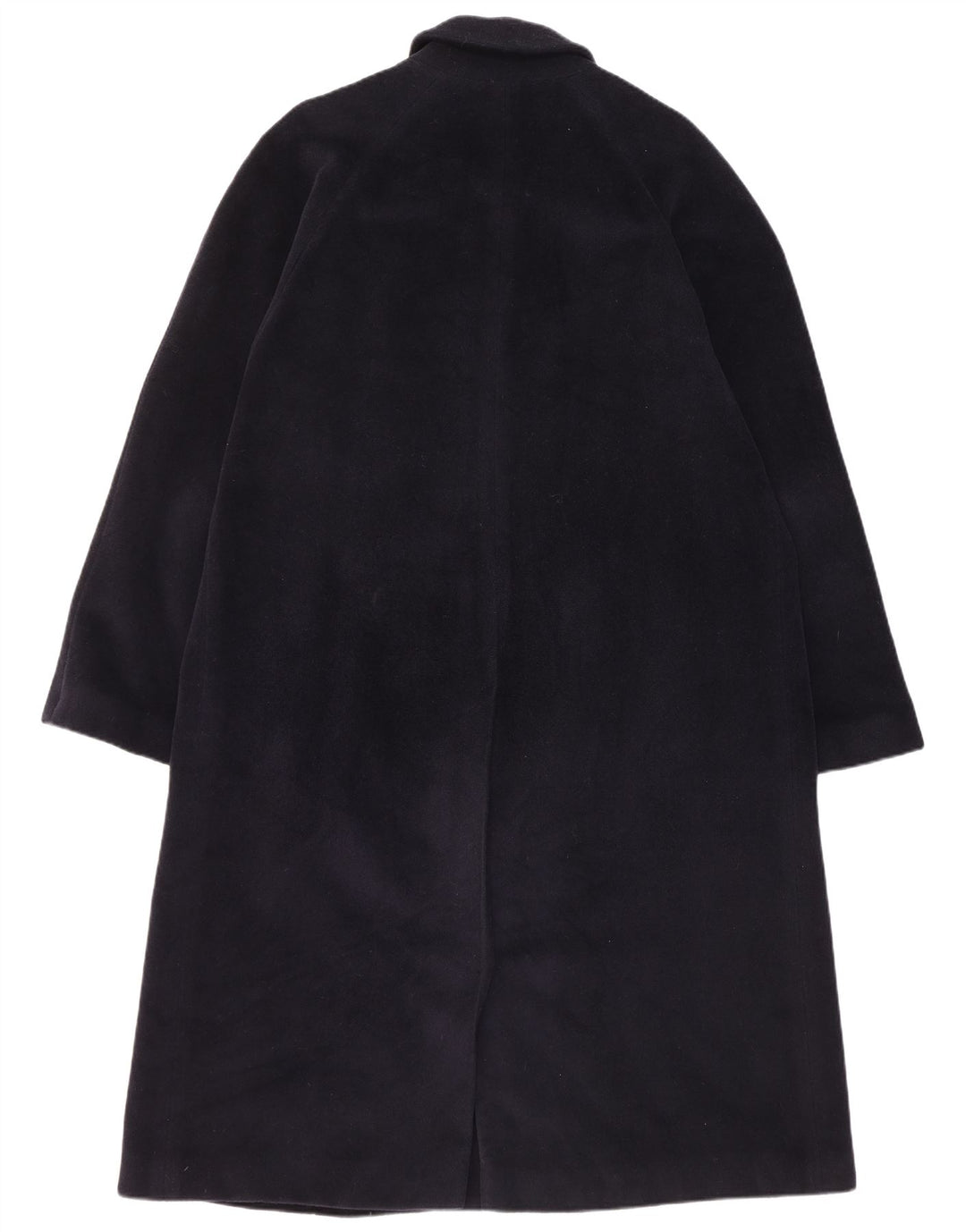 Cerruti 1881 Mens Overcoat UK 38 Medium Navy Blue Virgin Wool