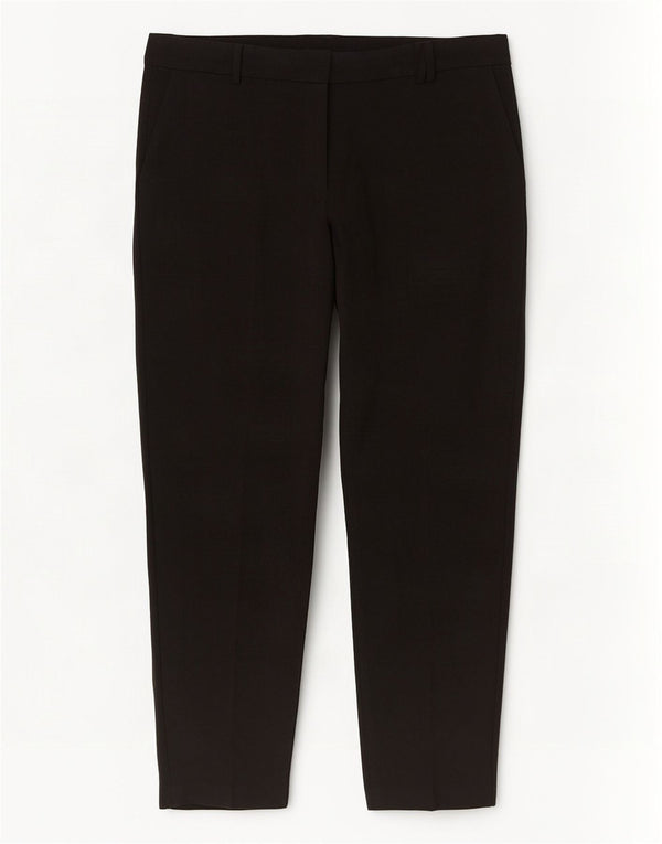 Marks & Spencer Womens Straight Chino Trousers UK 16 Large W36 L30 Black