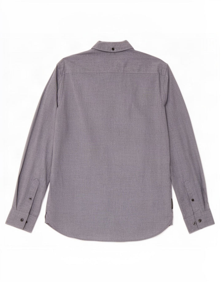 French Connection Mens Shirt Small Blue Cotton