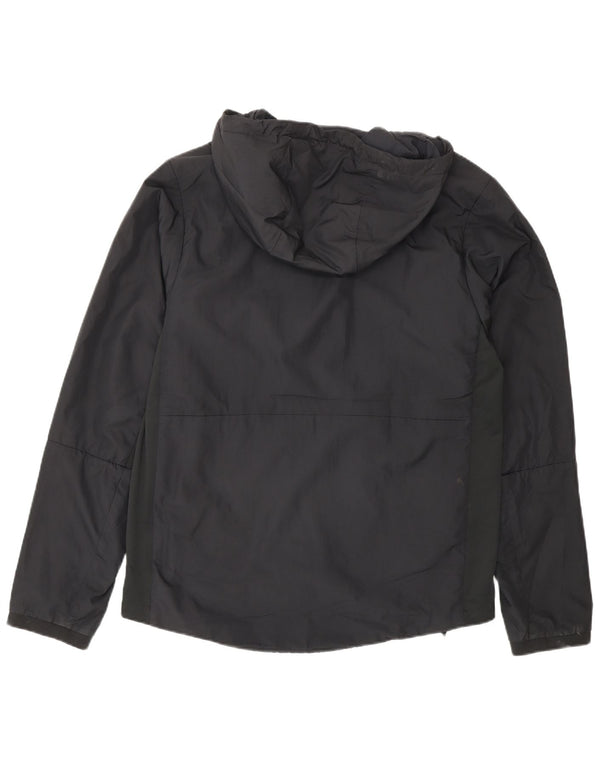 Nike Mens Therma-Fit Hooded Tracksuit Top Jacket Small Black Polyester