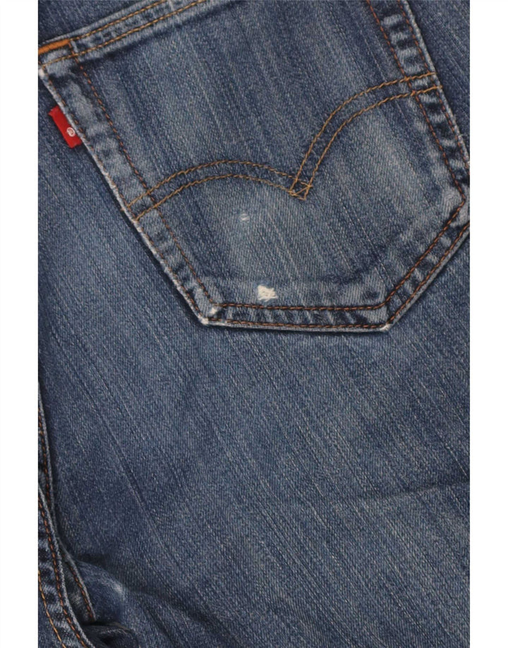 Levi's Womens Slim Jeans W34 L29 Blue Cotton