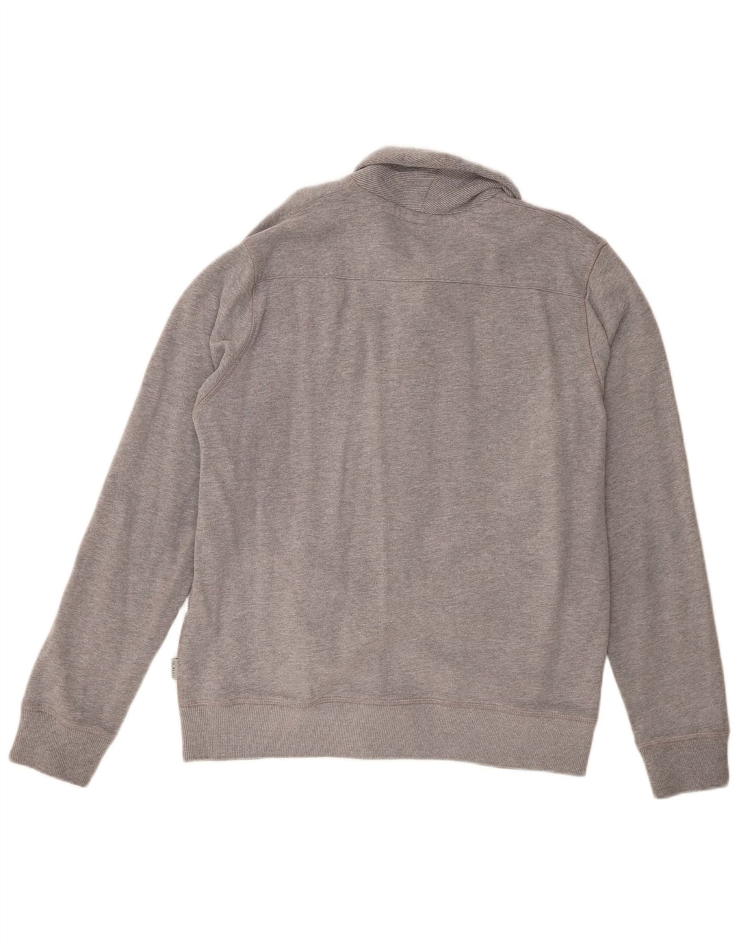 Ted Baker Mens Tracksuit Top Jacket Size 4 Large Grey Cotton