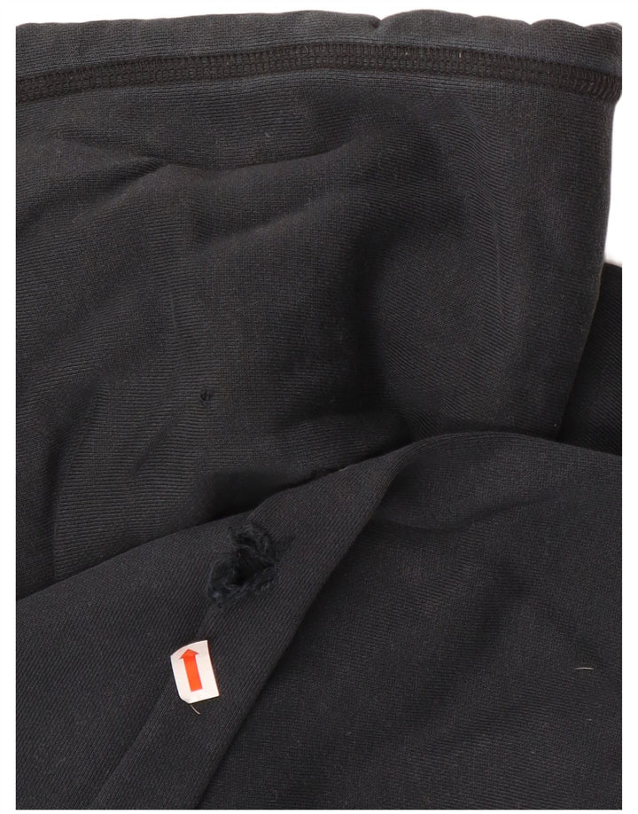 Nike Mens Zip Hoodie Sweater Small Black Cotton