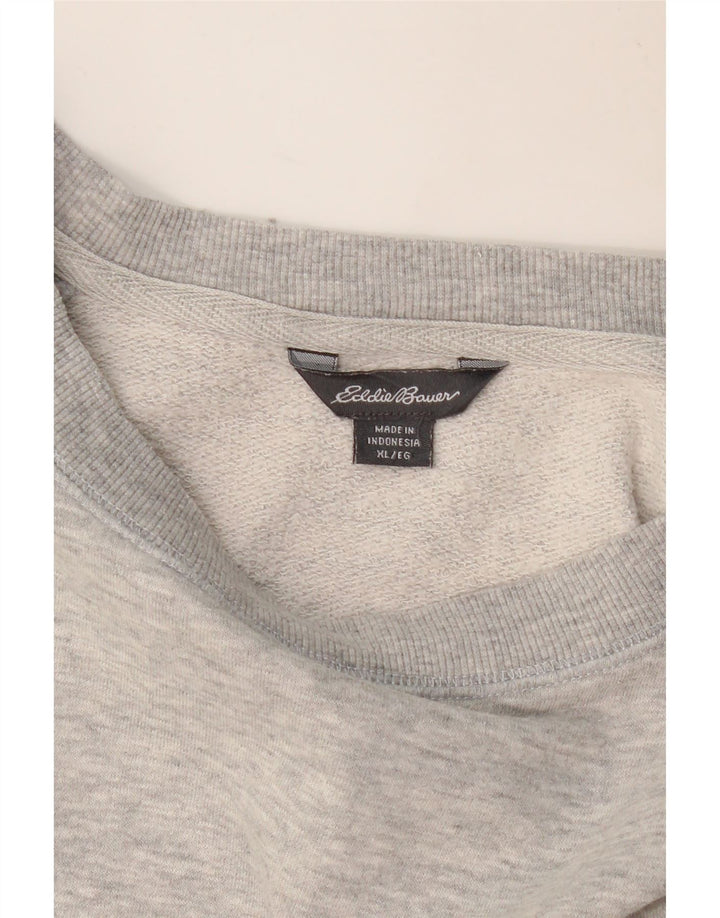 EDDIE BAUER Womens Sweatshirt Jumper UK 18 XL Grey