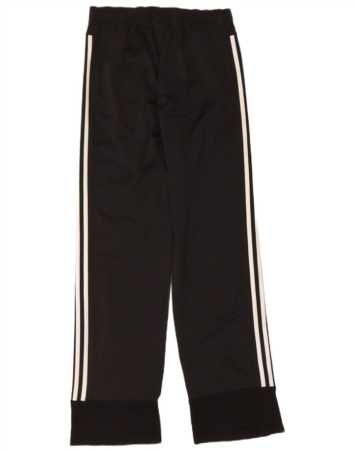 ADIDAS Womens Tracksuit Trousers Joggers UK 10 Small Black Polyester