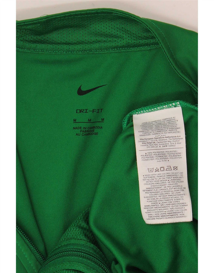 Nike Mens Dri Fit Tracksuit Top Jacket Medium Green Polyester