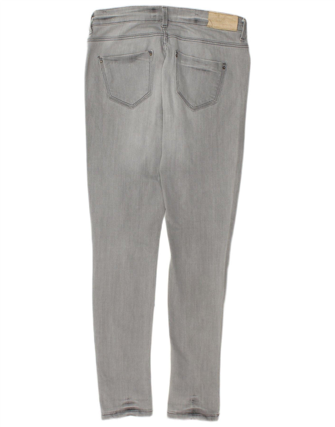 ZARA Womens Distressed Skinny Jeans EU 38 Small W28 L30 Grey Cotton