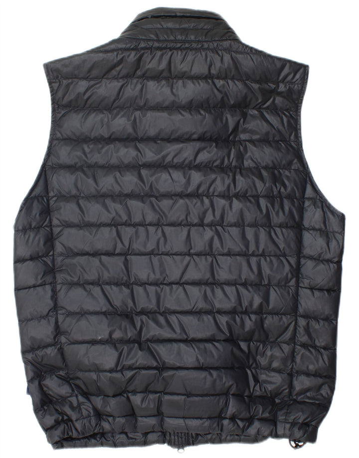 WOOLRICH Mens Padded Gilet UK 38 Medium Black Polyamide