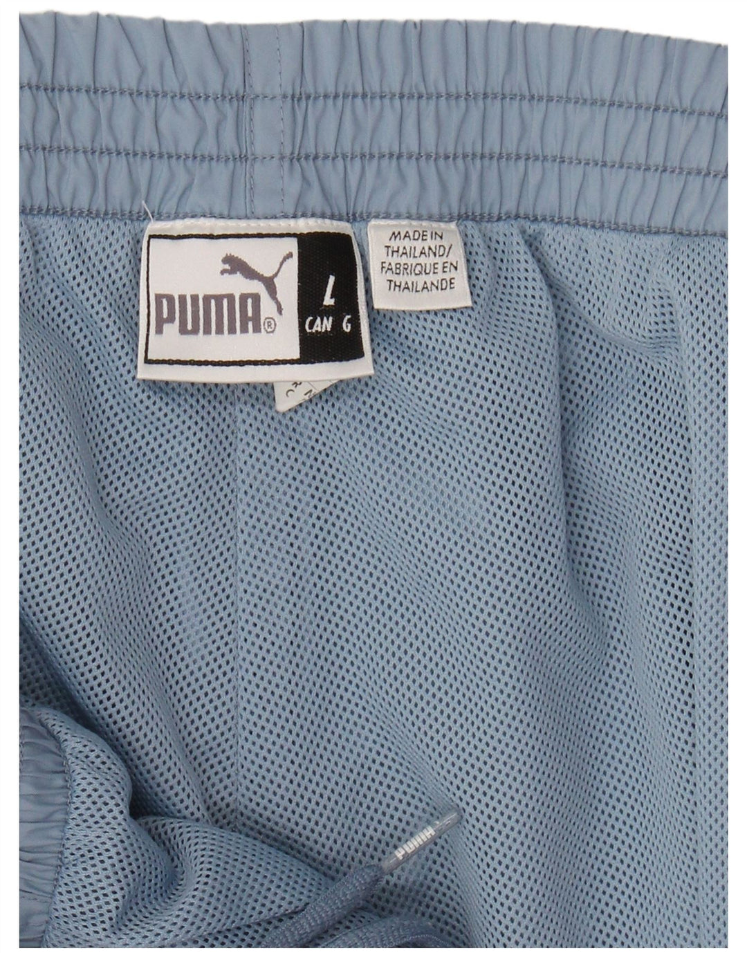 PUMA Mens Tracksuit Trousers Large Blue Polyester