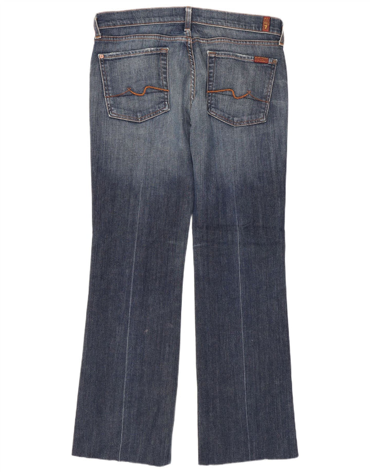 7 For All Mankind Womens Bootcut Jeans W31 L30 Blue Cotton