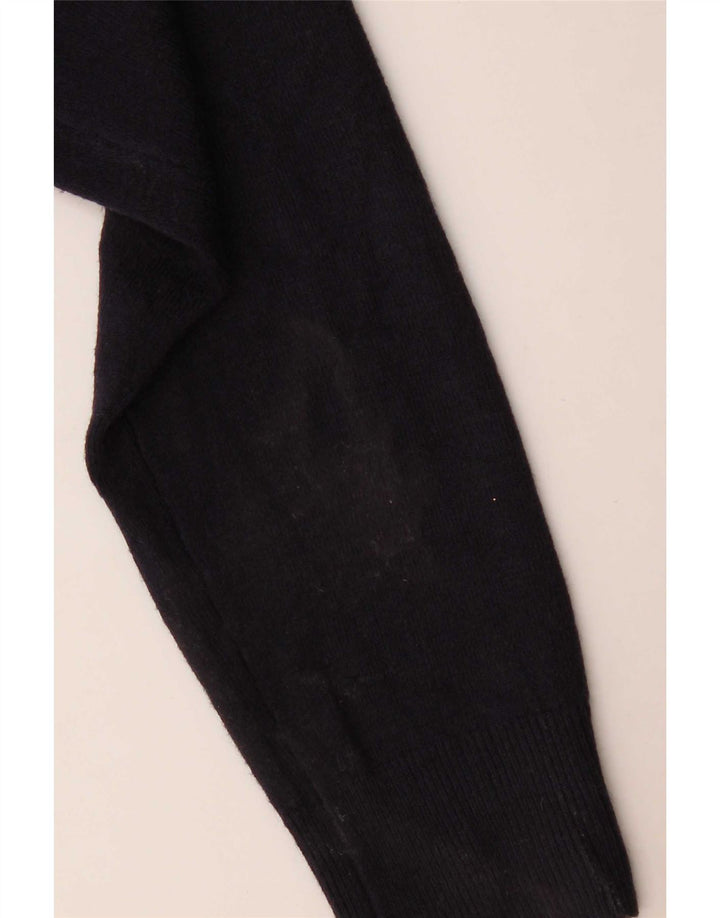 Marks & Spencer Womens Crop Open Cardigan Sweater UK 14 Medium Navy Blue
