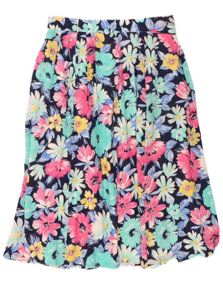 Hansen Womens Flared Skirt W30 Medium Multicoloured Floral