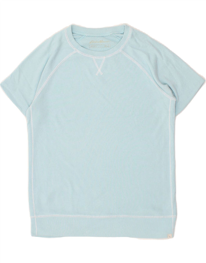 EDDIE BAUER Womens Blouse Top UK 12 Medium Blue Cotton Vintage Eddie Bauer and Second-Hand Eddie Bauer from Messina Hembry 