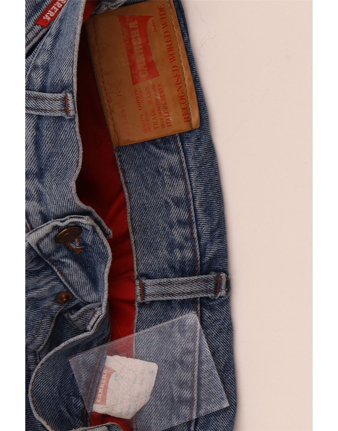 Carrera Mens Straight Jeans IT 46 Small W30 L33 Blue