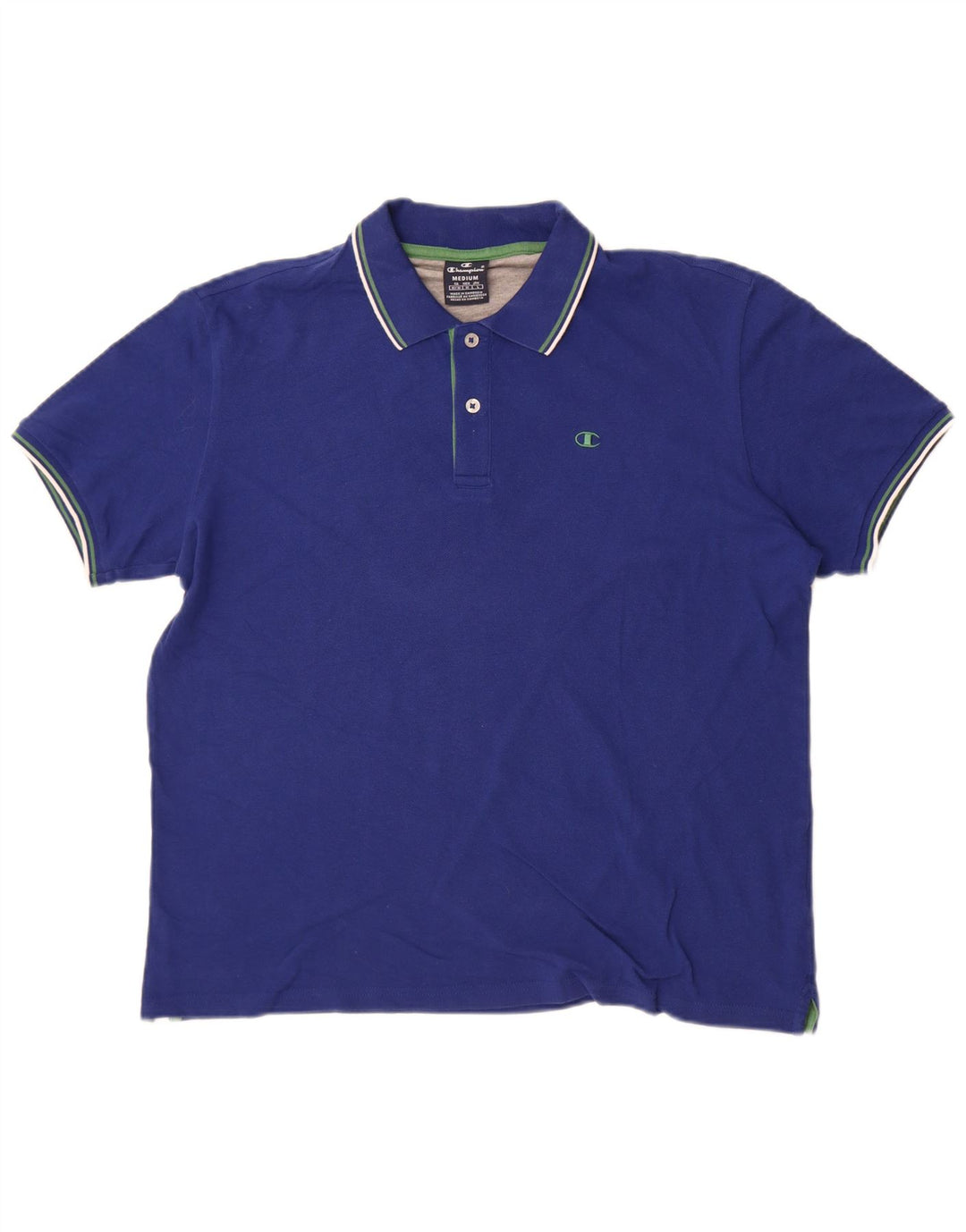Champion Mens Polo Shirt Medium Navy Blue