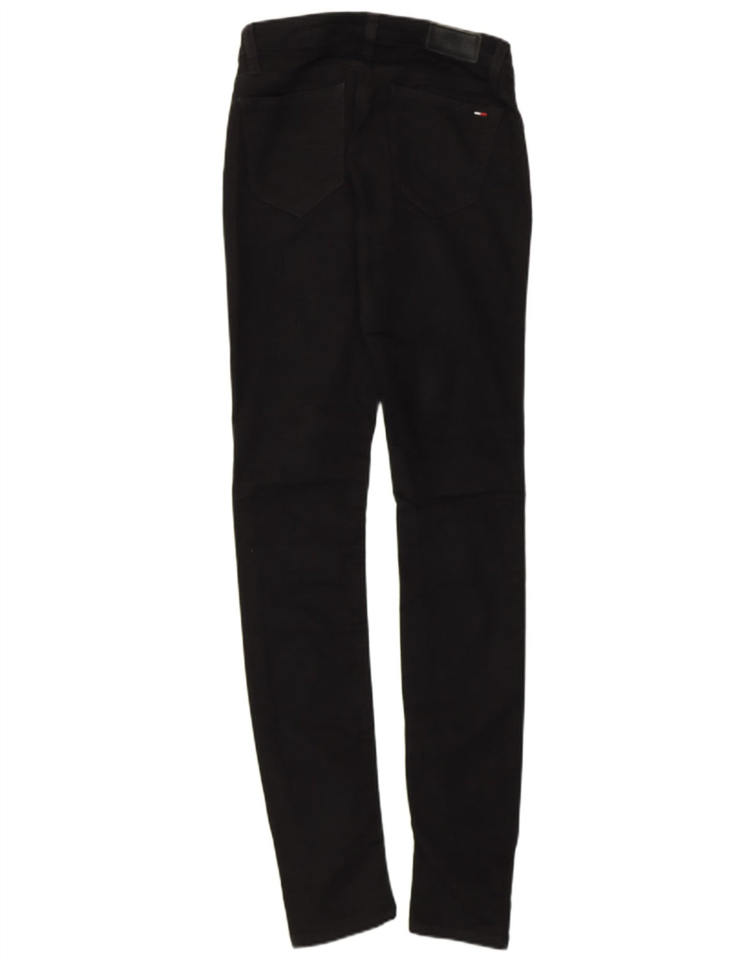 Tommy Hilfiger Womens Slim Jeans W25 L32 Black Cotton