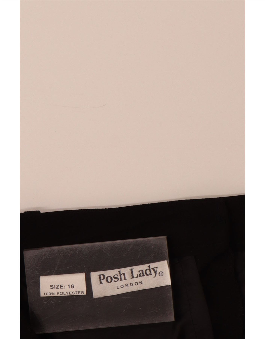 VINTAGE Womens Pleated A-Line Skirt UK 16 Large W32  Black Polyester