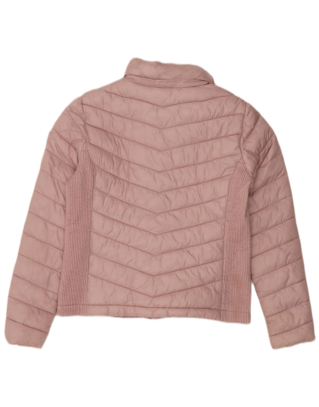 SUPERDRY Womens Padded Jacket UK 16 Large  Pink Nylon