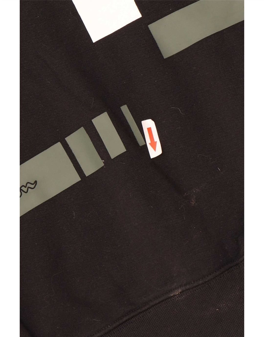 Champion Mens Graphic Sweatshirt Jumper Medium Black Colourblock Cotton