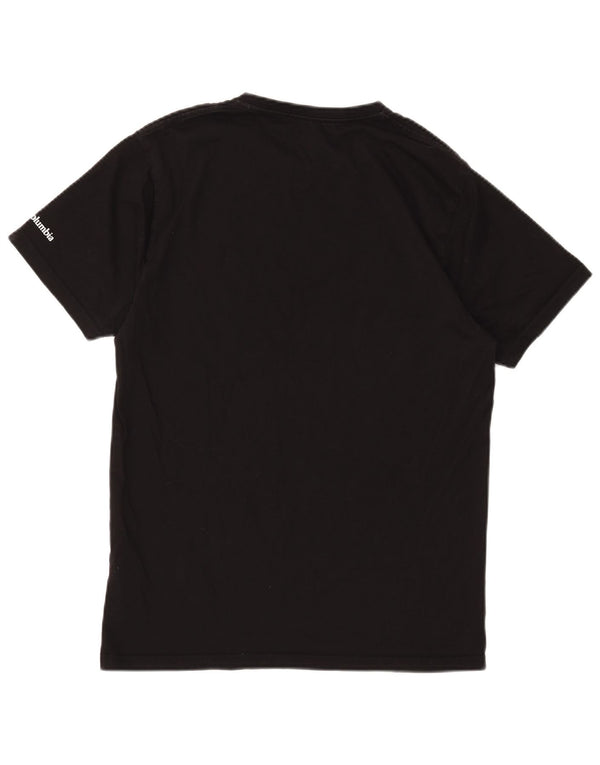 Columbia Mens Graphic T-Shirt Top Medium Black Cotton