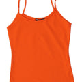 Zara Womens Cami Top UK 12 Medium Orange Polyamide