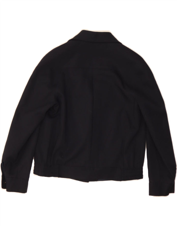 MARZOTTO Womens 3 Button Blazer Jacket IT 36 XS Navy Blue Wool Vintage Marzotto and Second-Hand Marzotto from Messina Hembry 