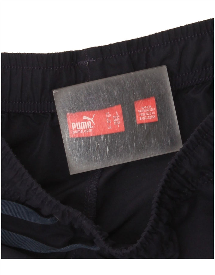Puma Mens Bermuda Sport Shorts Large  Navy Blue