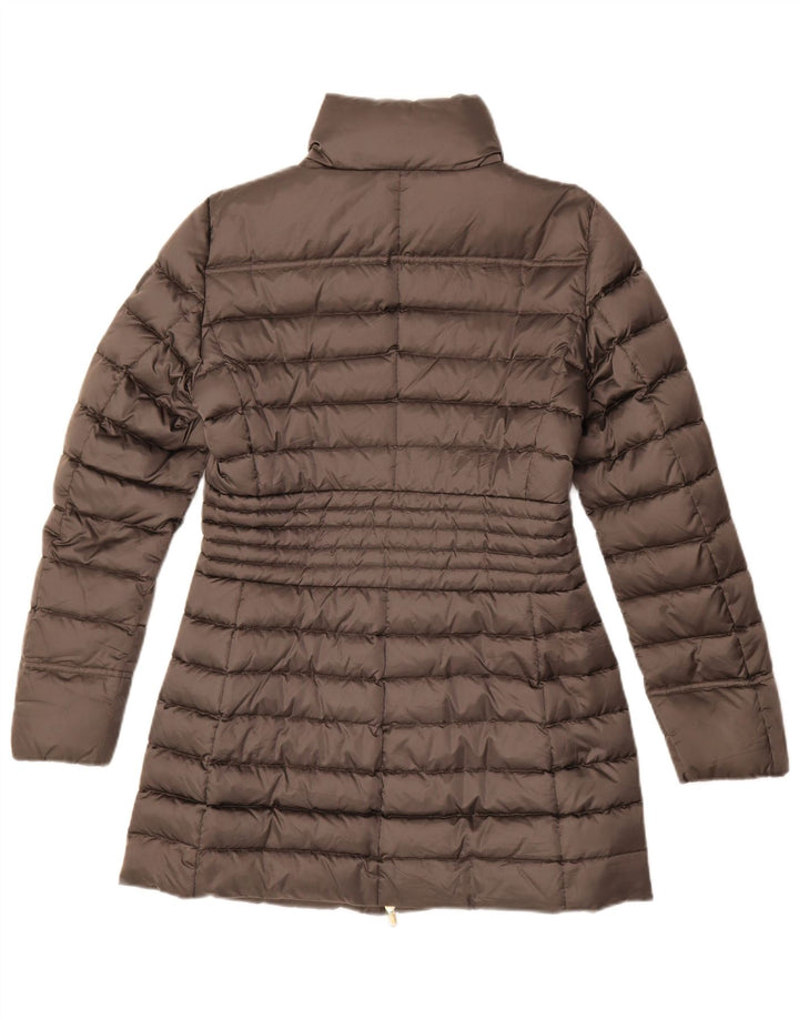 PEUTEREY Womens Padded Coat UK 14 Medium Grey Polyamide