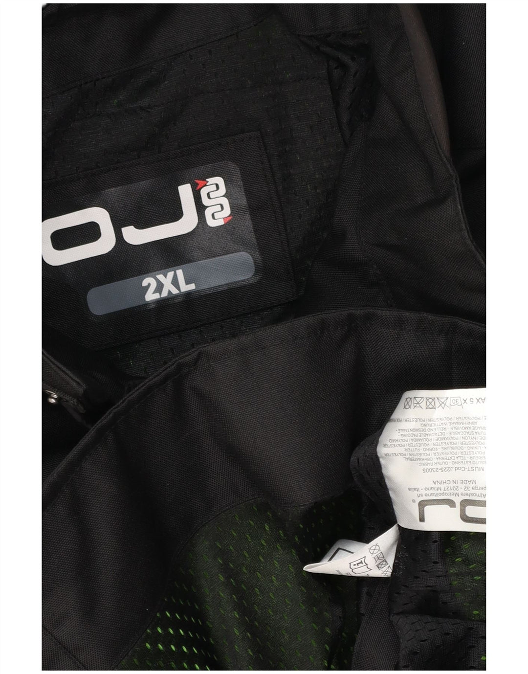 Vintage Mens Moto Racer Utility Jacket UK 44 2XL Black Polyester