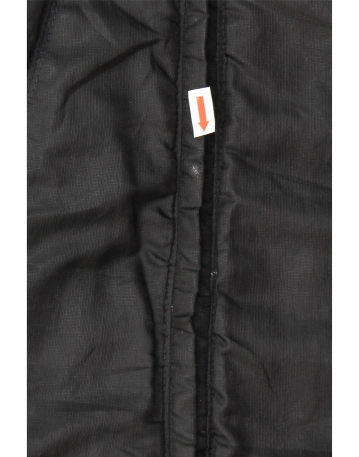 BELFE Womens Hooded Padded Jacket UK 20 2XL Black Polyamide Vintage Belfe and Second-Hand Belfe from Messina Hembry 