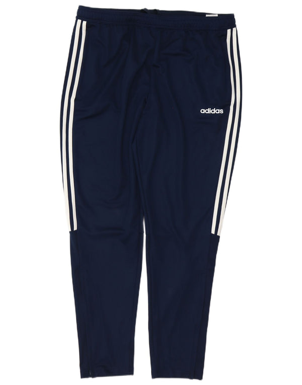 Adidas Mens Aeroready Tracksuit Trousers XL Navy Blue Polyester