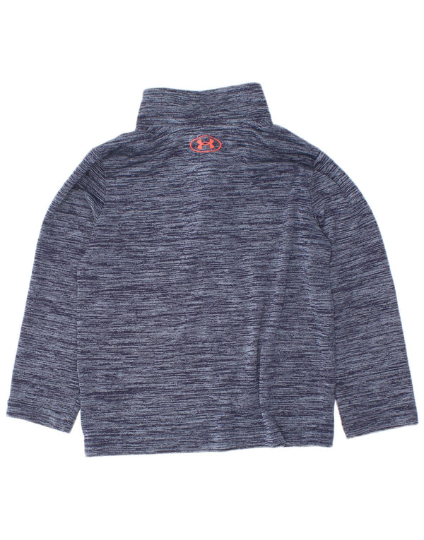 Under Armour Baby Girls 1/4 Zip Top Long Sleeve 18-24 Months Blue Flecked